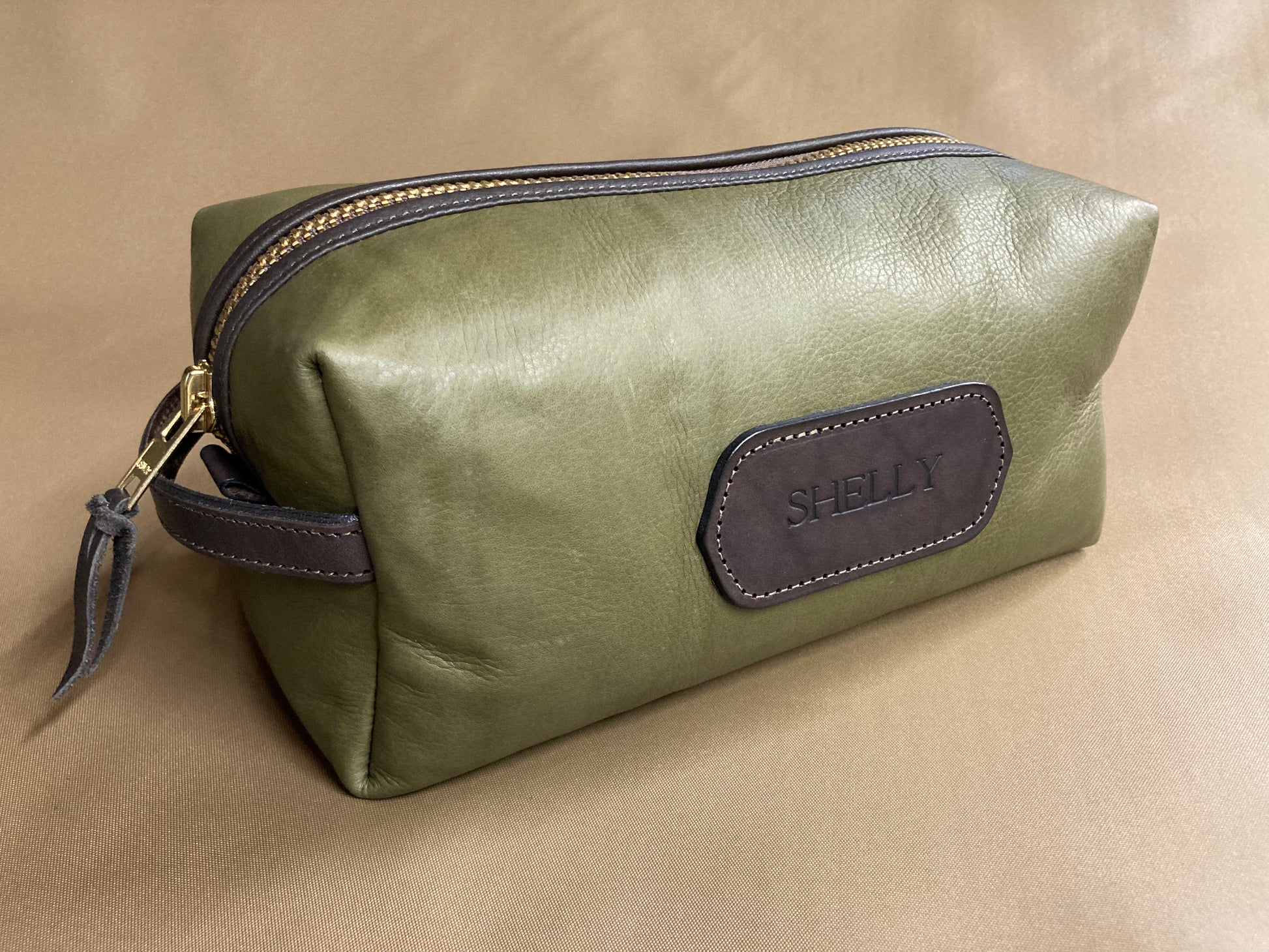 Leather Dopp Bag , Shave Bag - Blake Jones