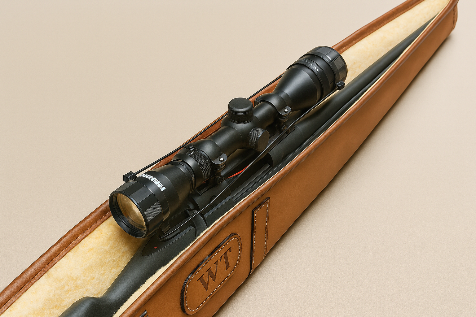 Open Top Rifle Scabbard   "Tan"