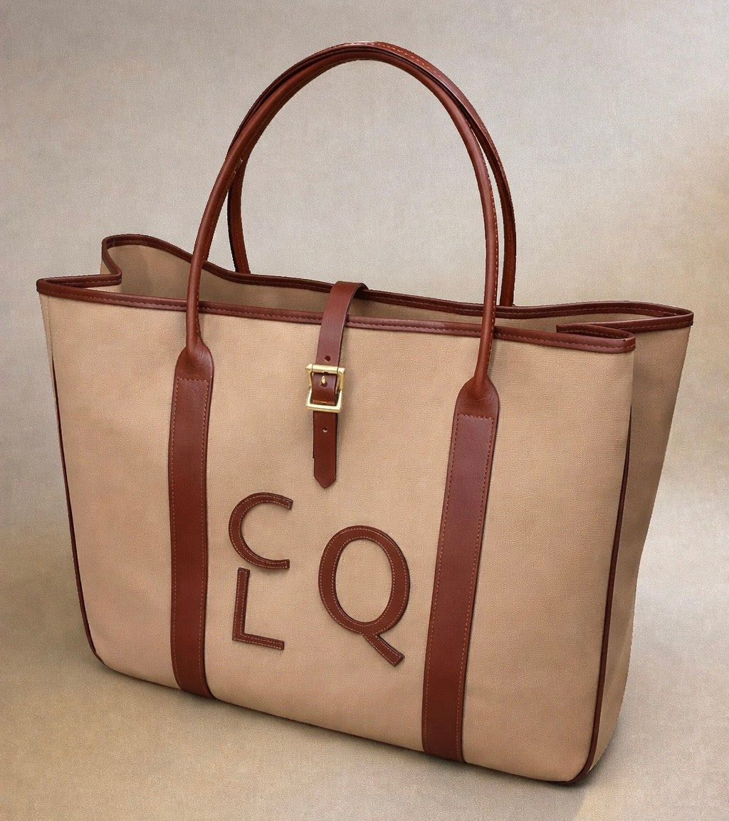 Travel Tote with Closure Strap