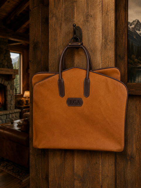 Leather Suit Bag